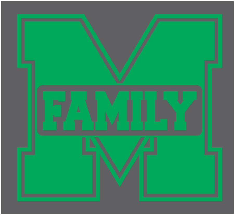 Mason Car Decal Solid Green