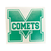 Mason Car Decal Solid Green