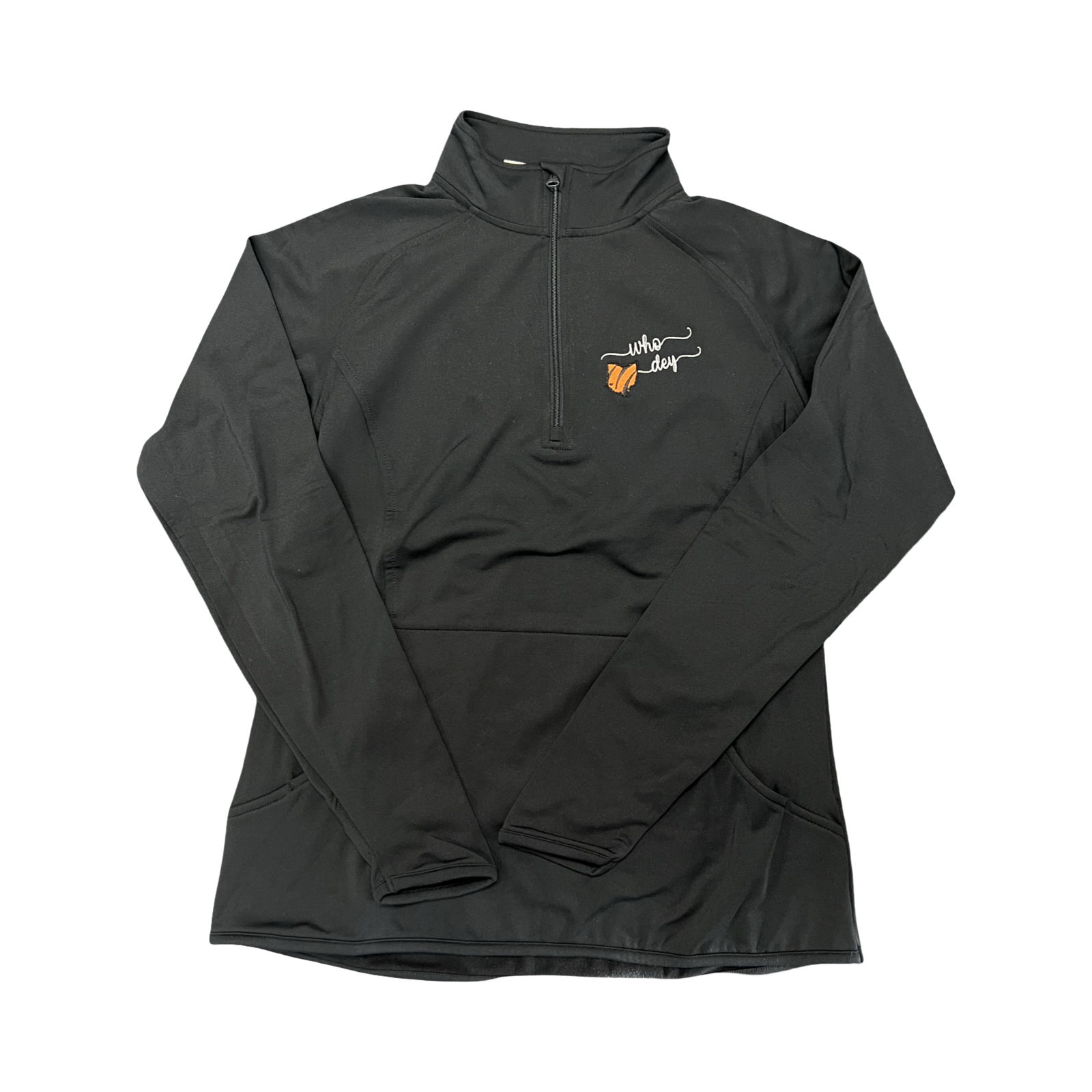 Cincy Football Ladies Black 1/4 Zip
