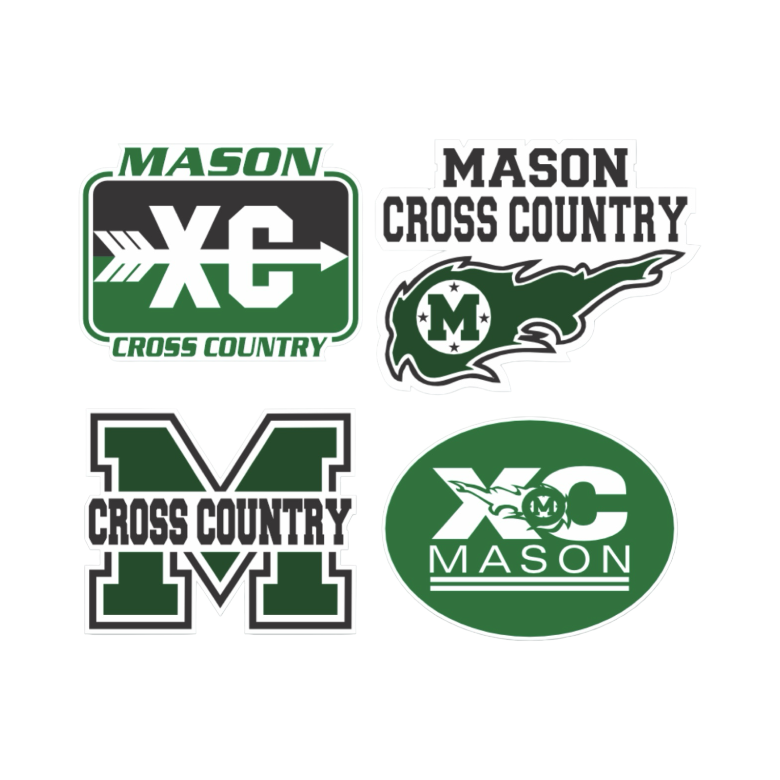 Mason Cross Country Sticker Pack