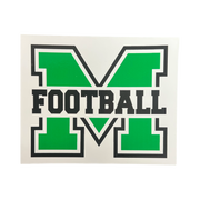 Mason Football Small Car Magnet