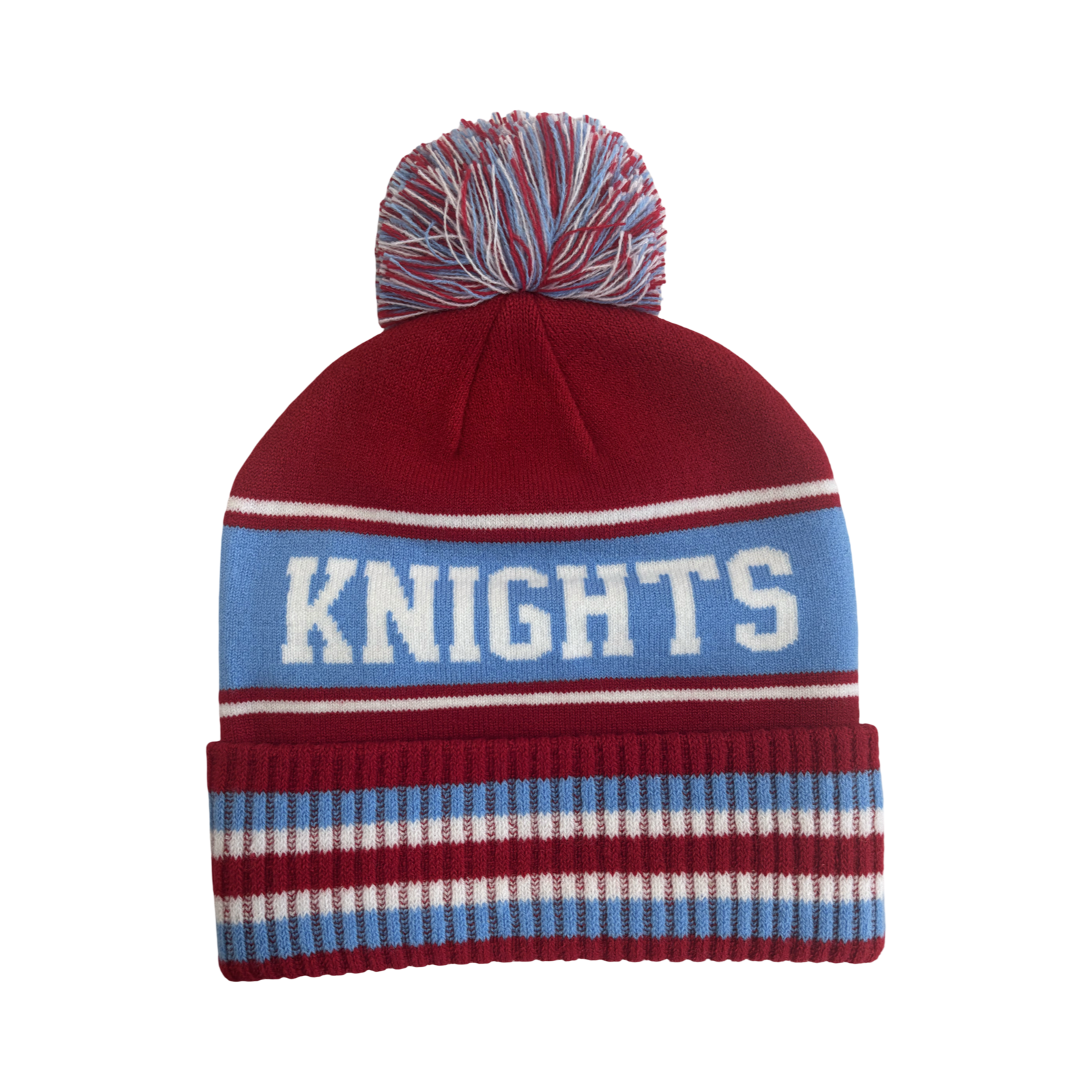 Kings Red Puff Ball Beanie