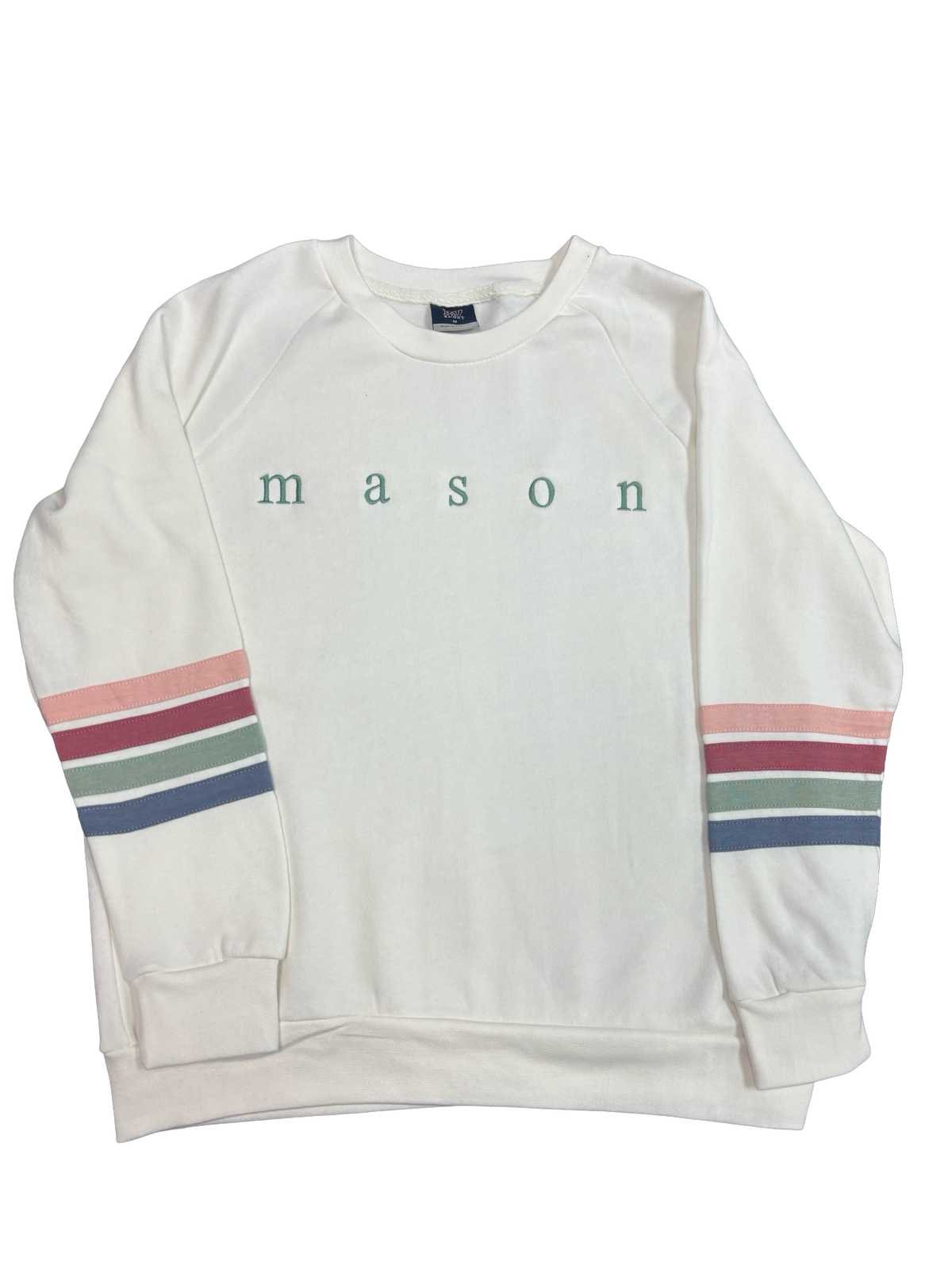 Mason Striped Ladies Crew