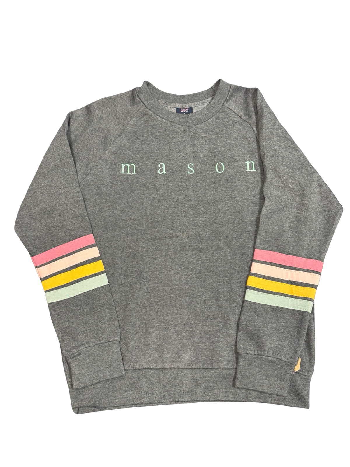 Mason Striped Ladies Crew