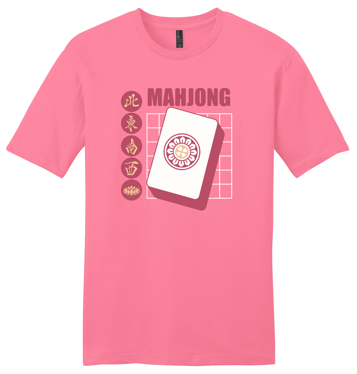 Mahj Art G Grid Unisex Cotton T