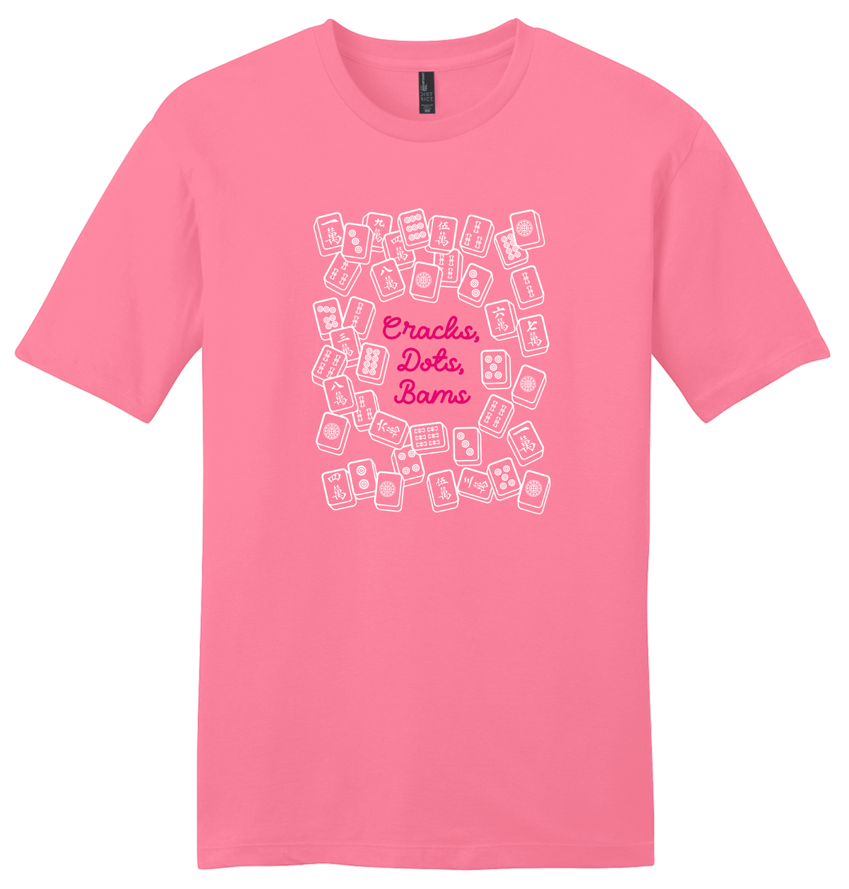 Mahj Art B Crack,Dot,Bam Unisex Cotton T