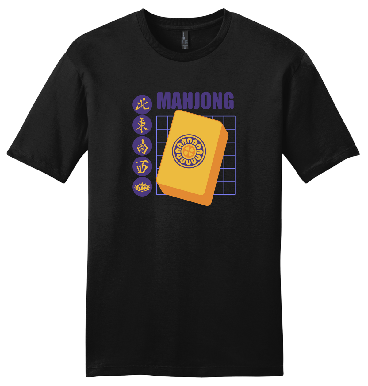 Mahj Art G Grid Unisex Cotton T