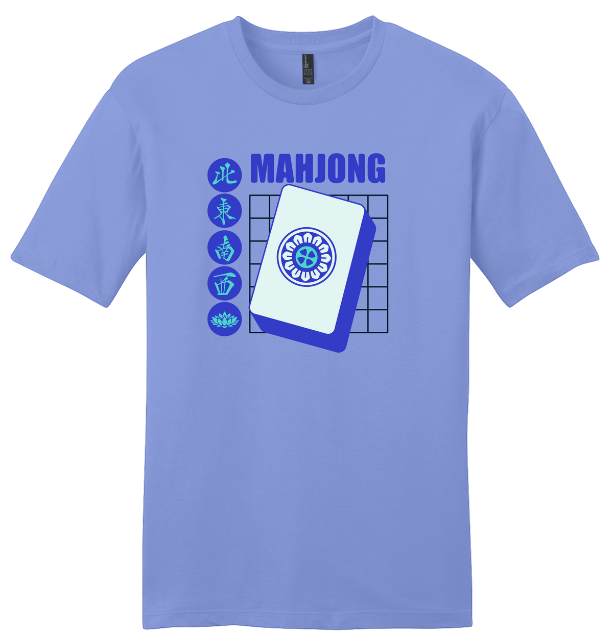 Mahj Art G Grid Unisex Cotton T