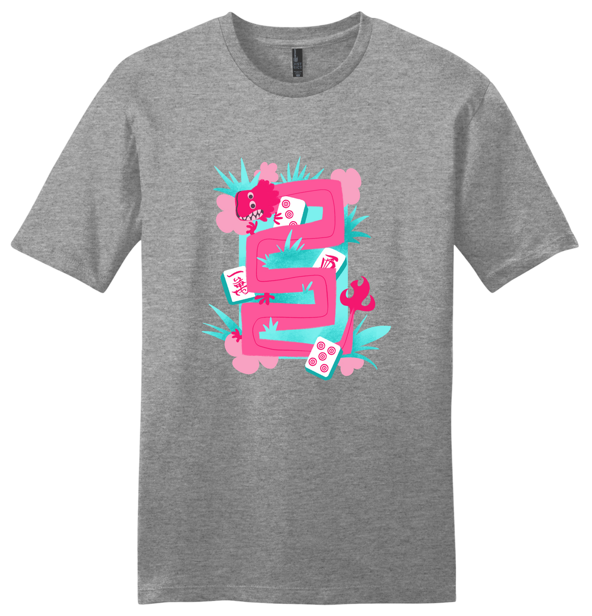 Mahj Art A Dragon Unisex Cotton T