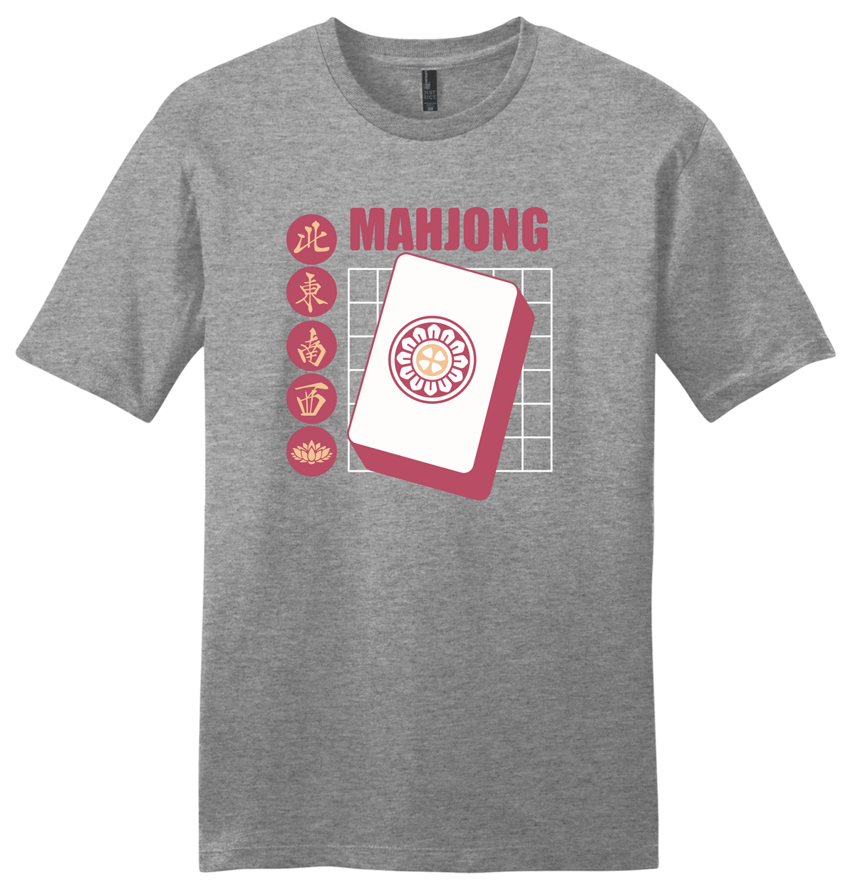 Mahj Art G Grid Unisex Cotton T