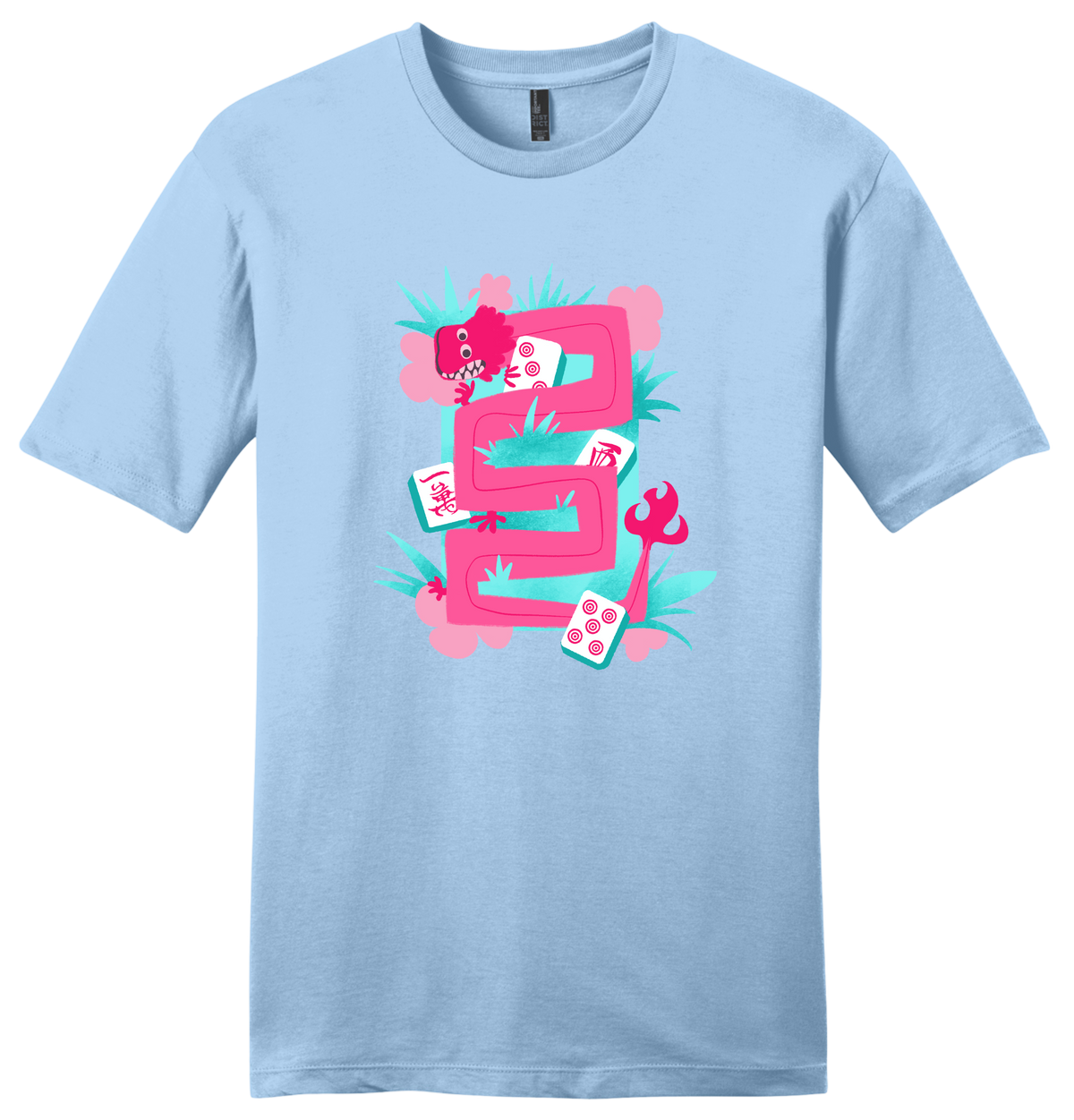 Mahj Art A Dragon Unisex Cotton T