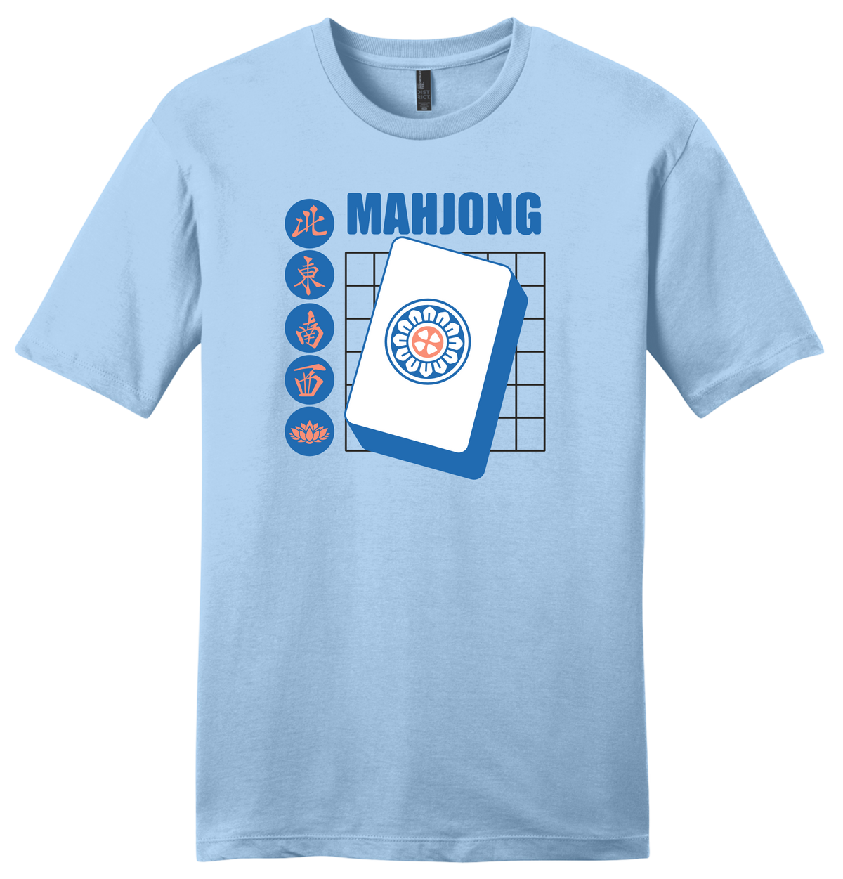 Mahj Art G Grid Unisex Cotton T