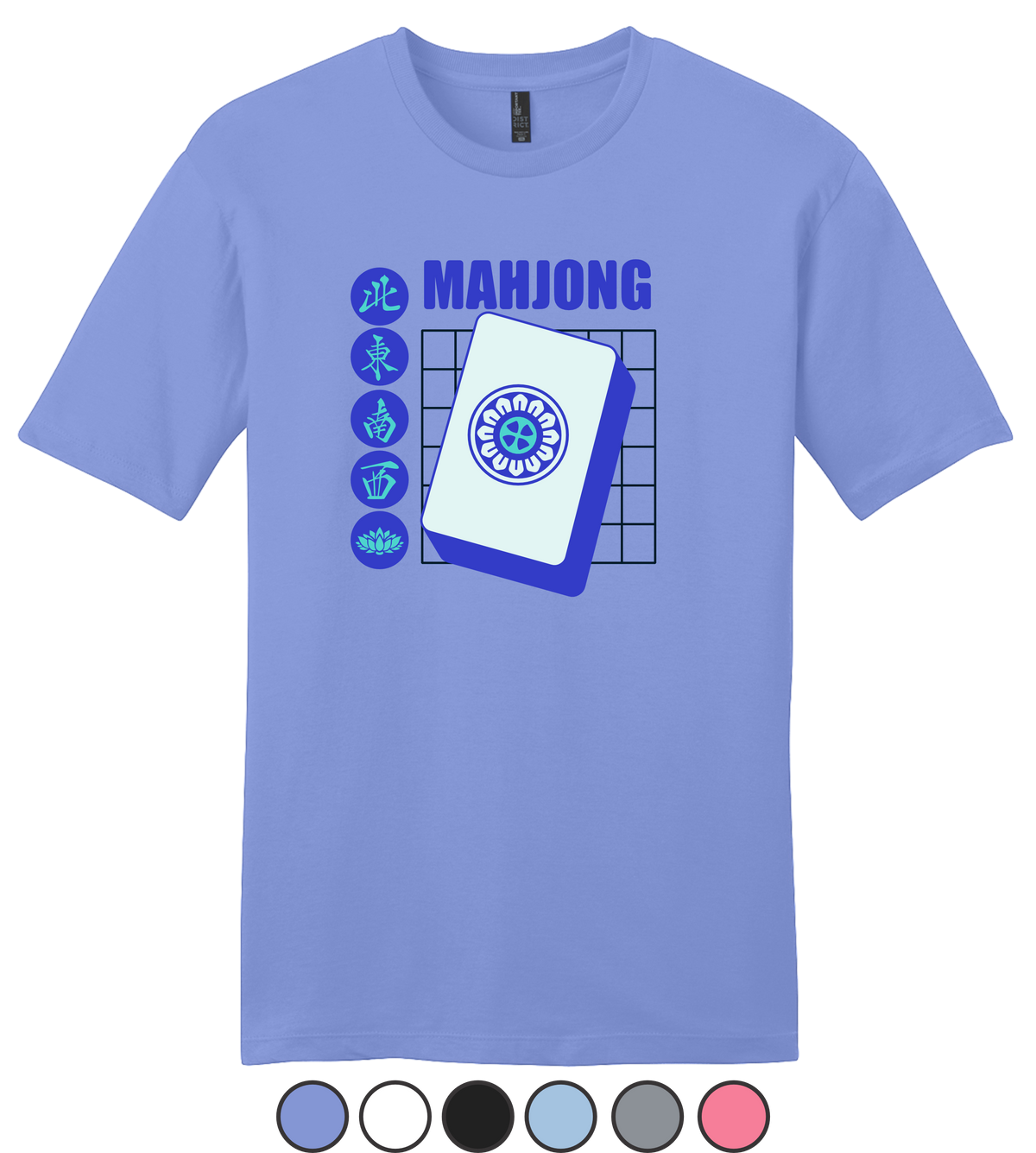 Mahj Art G Grid Unisex Cotton T