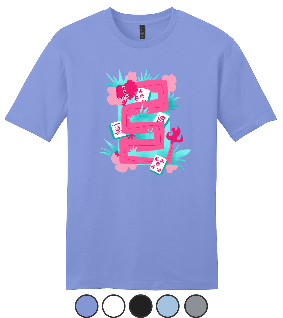 Mahj Art A Dragon Unisex Cotton T