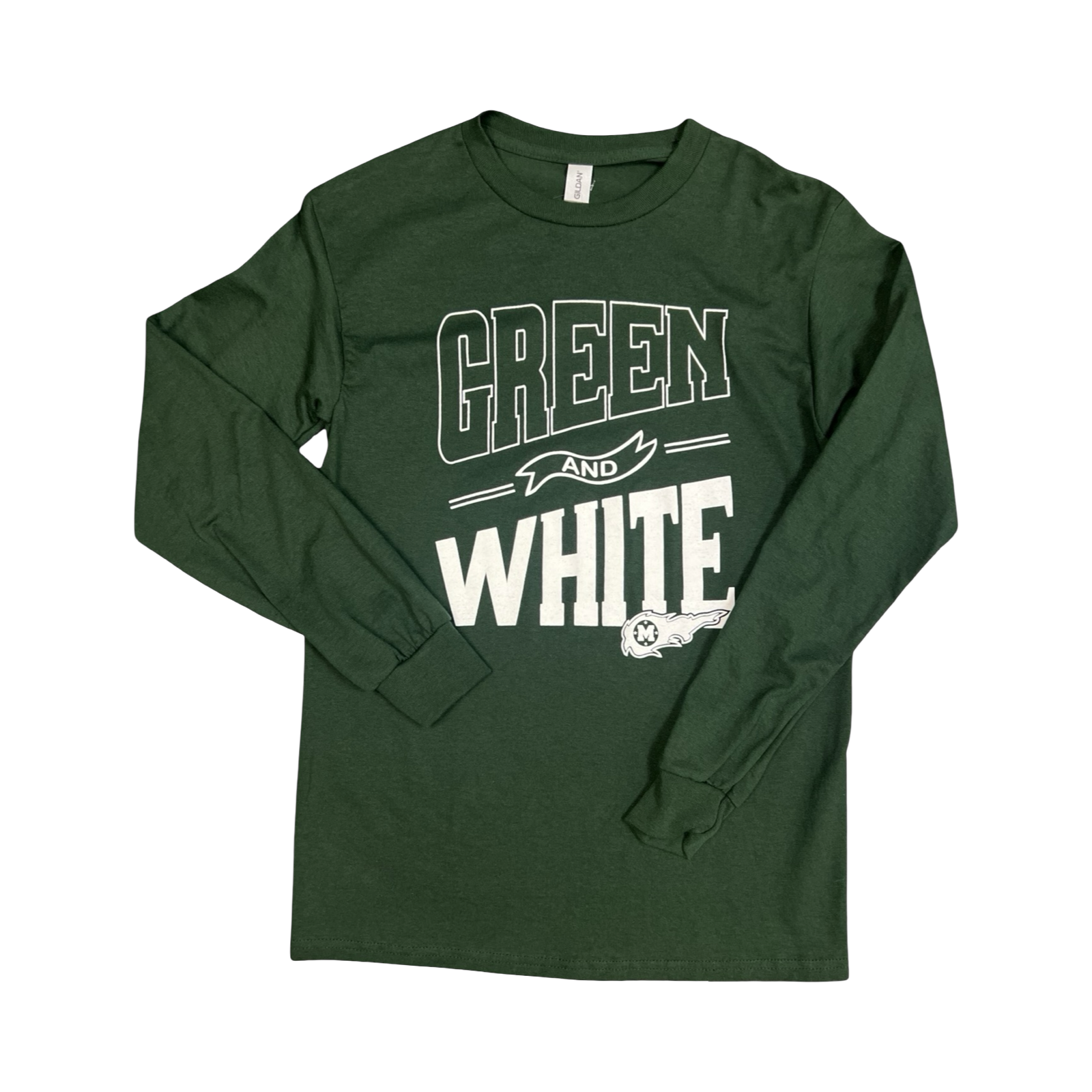 Mason Green & White Shirt