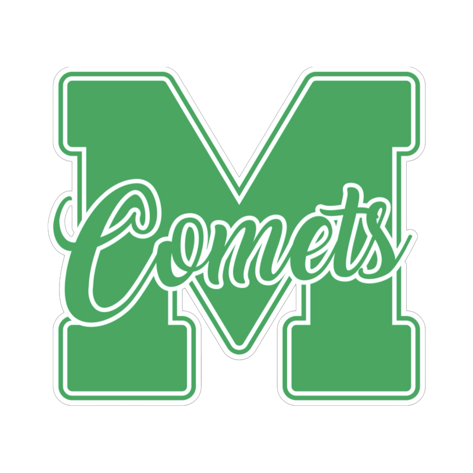 Comet Car Decal Script