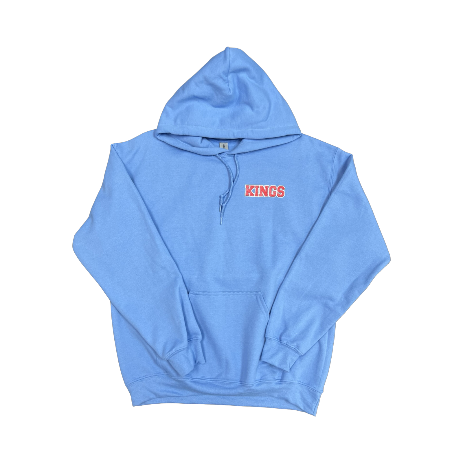 Kings Blue Cotton Hoodie