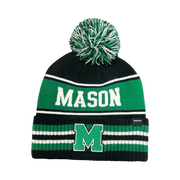 Mason Green Puff Ball Beanie