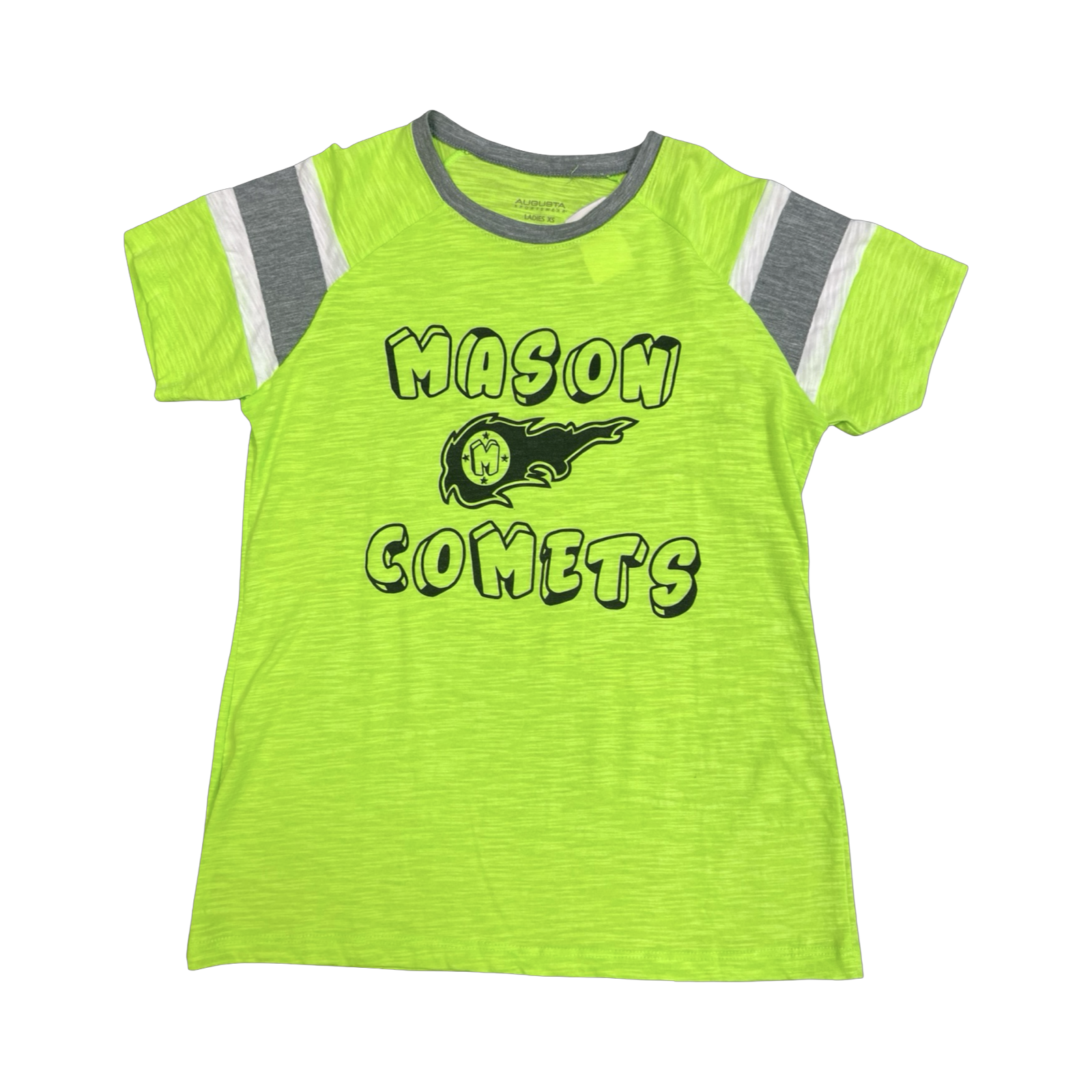Mason Comet Logo Safety Green