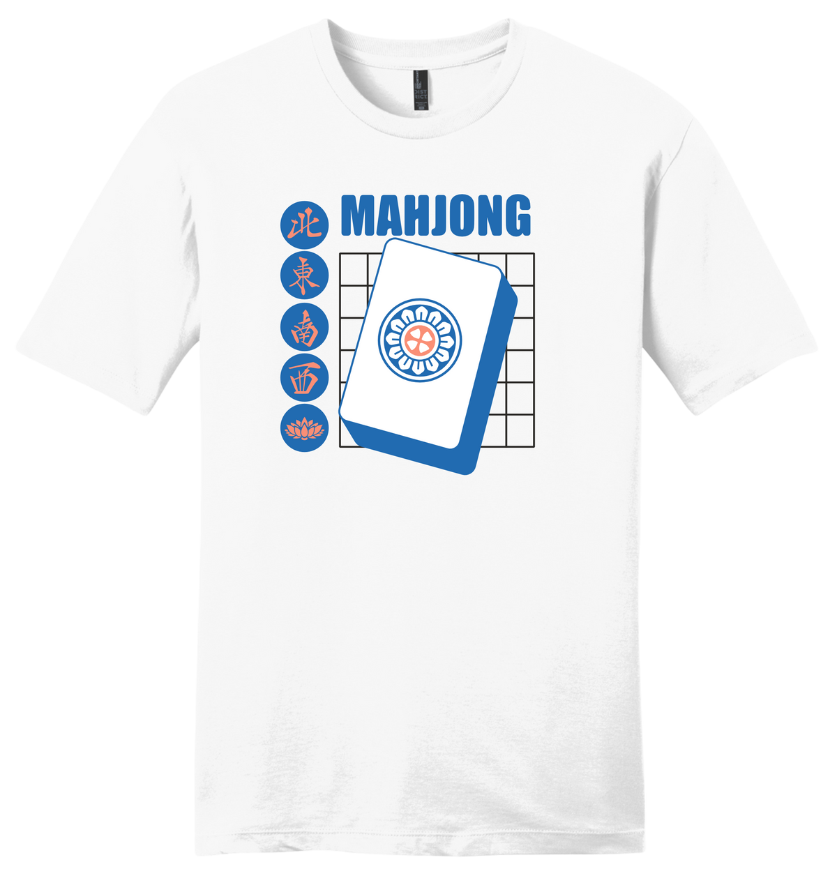 Mahj Art G Grid Unisex Cotton T