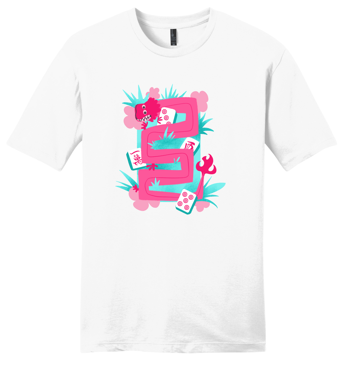 Mahj Art A Dragon Unisex Cotton T